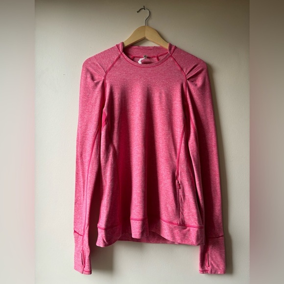 LULULEMON| Think fast Long sleeve* Heathered boom juice | size 8 - Picture 9 of 11